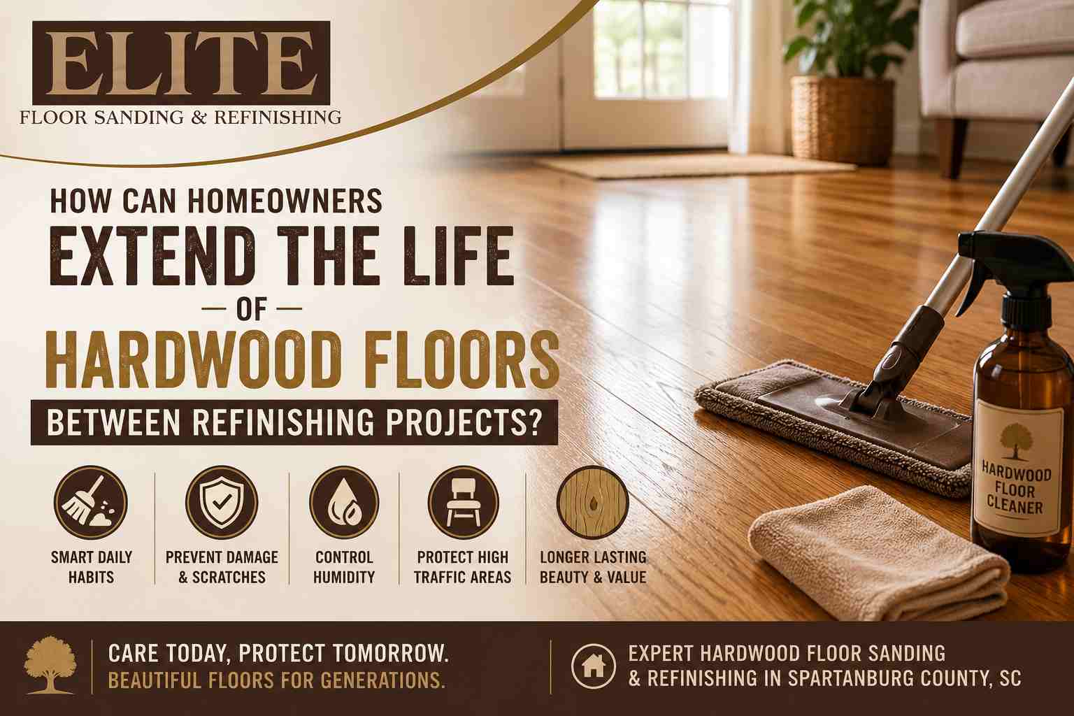 Hardwood Floor Sanding services by Elite Floor Sanding & Refinishing